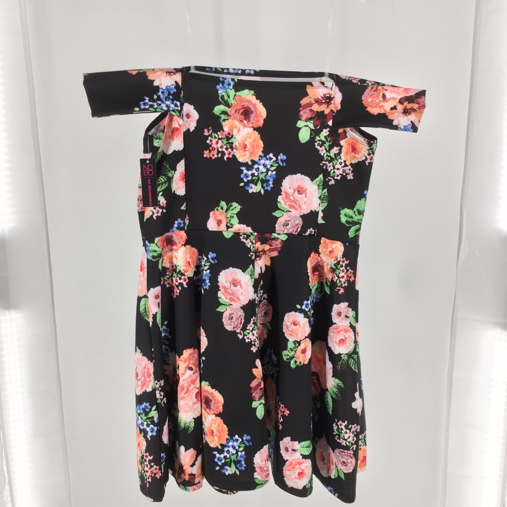 3/$21 No Boundaries Floral Off Shoulder Dress